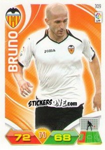 Cromo Bruno Saltor - Liga BBVA 2011-2012. Adrenalyn XL - Panini
