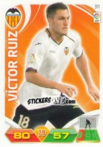 Sticker Víctor Ruíz - Liga BBVA 2011-2012. Adrenalyn XL n. 311 - Panini