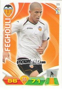 Sticker Feghouli - Liga BBVA 2011-2012. Adrenalyn XL n. 319 - Panini