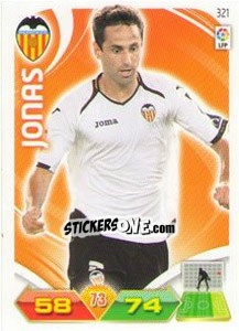 Sticker Jonas - Liga BBVA 2011-2012. Adrenalyn XL n. 321 - Panini