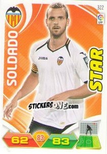 Cromo Soldado - Liga BBVA 2011-2012. Adrenalyn XL n. 322 - Panini