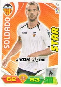 Figurina Soldado - Liga BBVA 2011-2012. Adrenalyn XL - Panini