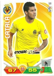 Sticker Catalá - Liga BBVA 2011-2012. Adrenalyn XL n. 331 - Panini