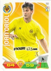 Sticker Joan Oriol - Liga BBVA 2011-2012. Adrenalyn XL n. 332 - Panini