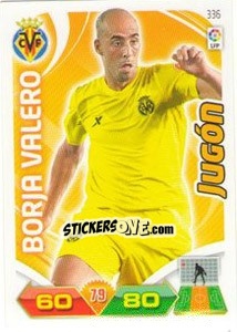 Sticker Borja Valero - Liga BBVA 2011-2012. Adrenalyn XL n. 336 - Panini