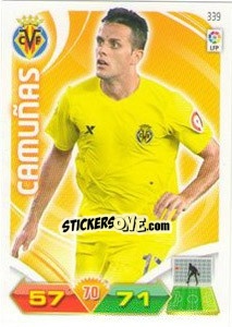 Sticker Camuñas - Liga BBVA 2011-2012. Adrenalyn XL n. 339 - Panini