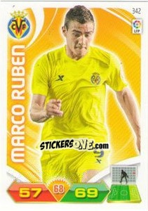 Cromo Marco Ruben - Liga BBVA 2011-2012. Adrenalyn XL - Panini