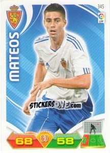 Sticker Mateos - Liga BBVA 2011-2012. Adrenalyn XL - Panini