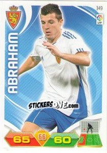 Sticker Abraham - Liga BBVA 2011-2012. Adrenalyn XL n. 349 - Panini