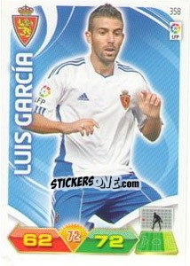 Sticker Luis García - Liga BBVA 2011-2012. Adrenalyn XL n. 358 - Panini