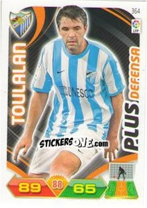 Sticker Toulalan - Liga BBVA 2011-2012. Adrenalyn XL n. 364 - Panini