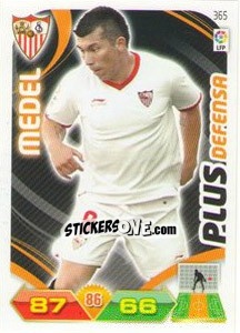 Sticker Medel - Liga BBVA 2011-2012. Adrenalyn XL n. 365 - Panini