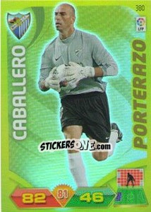 Figurina Willy Caballero - Liga BBVA 2011-2012. Adrenalyn XL n. 380 - Panini