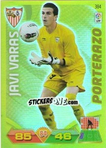 Sticker Javi Varas - Liga BBVA 2011-2012. Adrenalyn XL n. 384 - Panini