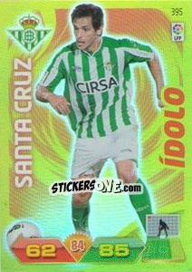 Sticker Roque Santa Cruz - Liga BBVA 2011-2012. Adrenalyn XL n. 395 - Panini