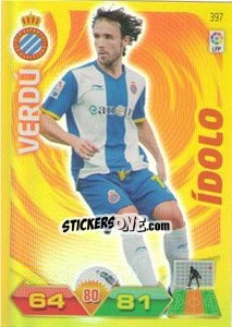 Sticker Verdu - Liga BBVA 2011-2012. Adrenalyn XL n. 397 - Panini