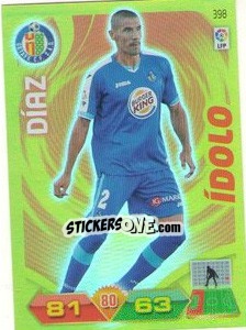 Sticker Díaz - Liga BBVA 2011-2012. Adrenalyn XL n. 398 - Panini