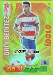 Cromo Dani Benítez - Liga BBVA 2011-2012. Adrenalyn XL - Panini