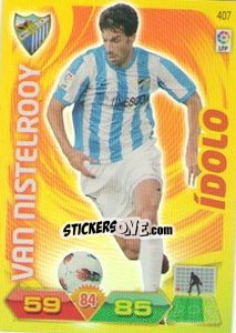Sticker Van Nistelrooy - Liga BBVA 2011-2012. Adrenalyn XL n. 407 - Panini