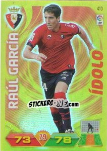 Sticker Raul García - Liga BBVA 2011-2012. Adrenalyn XL n. 410 - Panini