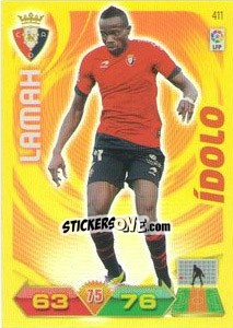 Sticker Lamah - Liga BBVA 2011-2012. Adrenalyn XL n. 411 - Panini