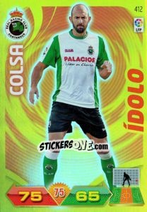 Sticker Colsa - Liga BBVA 2011-2012. Adrenalyn XL n. 412 - Panini