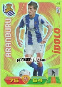 Cromo Aranburu - Liga BBVA 2011-2012. Adrenalyn XL n. 416 - Panini