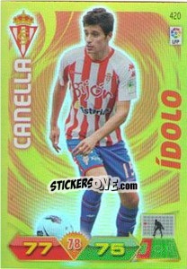 Sticker Canella - Liga BBVA 2011-2012. Adrenalyn XL n. 420 - Panini