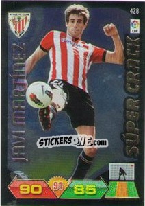 Sticker Javi Martínez - Liga BBVA 2011-2012. Adrenalyn XL n. 428 - Panini