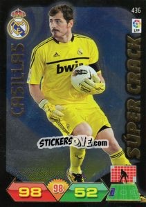 Sticker Casillas - Liga BBVA 2011-2012. Adrenalyn XL n. 436 - Panini