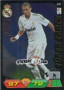 Sticker Pepe - Liga BBVA 2011-2012. Adrenalyn XL n. 438 - Panini