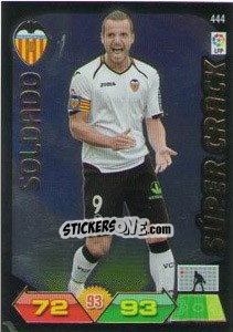 Sticker Soldado - Liga BBVA 2011-2012. Adrenalyn XL n. 444 - Panini