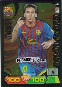 Sticker Messi - Liga BBVA 2011-2012. Adrenalyn XL n. 447 - Panini