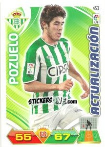 Sticker Pozuelo - Liga BBVA 2011-2012. Adrenalyn XL n. 453 - Panini