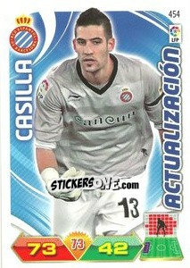 Sticker Casilla - Liga BBVA 2011-2012. Adrenalyn XL n. 454 - Panini