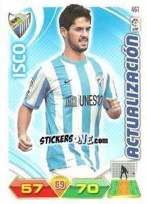 Sticker Isco - Liga BBVA 2011-2012. Adrenalyn XL n. 461 - Panini