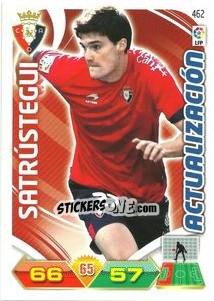 Sticker Satrustegui - Liga BBVA 2011-2012. Adrenalyn XL n. 462 - Panini