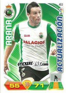 Sticker Arana - Liga BBVA 2011-2012. Adrenalyn XL n. 463 - Panini