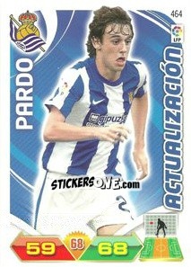 Sticker Ruben Pardo - Liga BBVA 2011-2012. Adrenalyn XL n. 464 - Panini