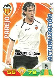Sticker Parejo - Liga BBVA 2011-2012. Adrenalyn XL n. 467 - Panini