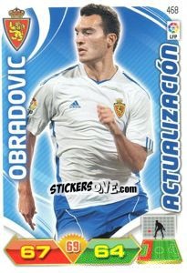 Sticker Obradovic - Liga BBVA 2011-2012. Adrenalyn XL - Panini