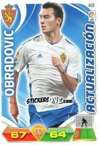 Sticker Obradovic - Liga BBVA 2011-2012. Adrenalyn XL n. 468 - Panini