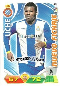Figurina Uche - Liga BBVA 2011-2012. Adrenalyn XL n. 472 - Panini