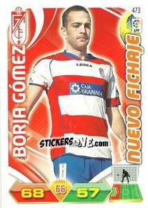 Sticker Borja Gomez - Liga BBVA 2011-2012. Adrenalyn XL n. 473 - Panini