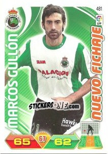 Sticker Marcos Gullon - Liga BBVA 2011-2012. Adrenalyn XL - Panini