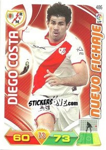 Sticker Diego Costa - Liga BBVA 2011-2012. Adrenalyn XL n. 486 - Panini