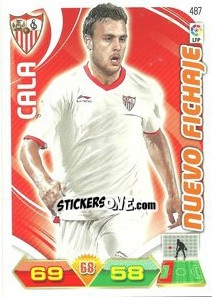 Sticker Cala - Liga BBVA 2011-2012. Adrenalyn XL n. 487 - Panini