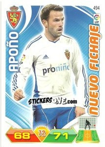 Figurina Apono - Liga BBVA 2011-2012. Adrenalyn XL - Panini