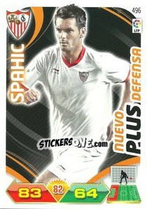 Figurina Spahic - Liga BBVA 2011-2012. Adrenalyn XL n. 496 - Panini