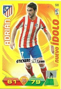 Sticker Adrian Lopez - Liga BBVA 2011-2012. Adrenalyn XL n. 500 - Panini